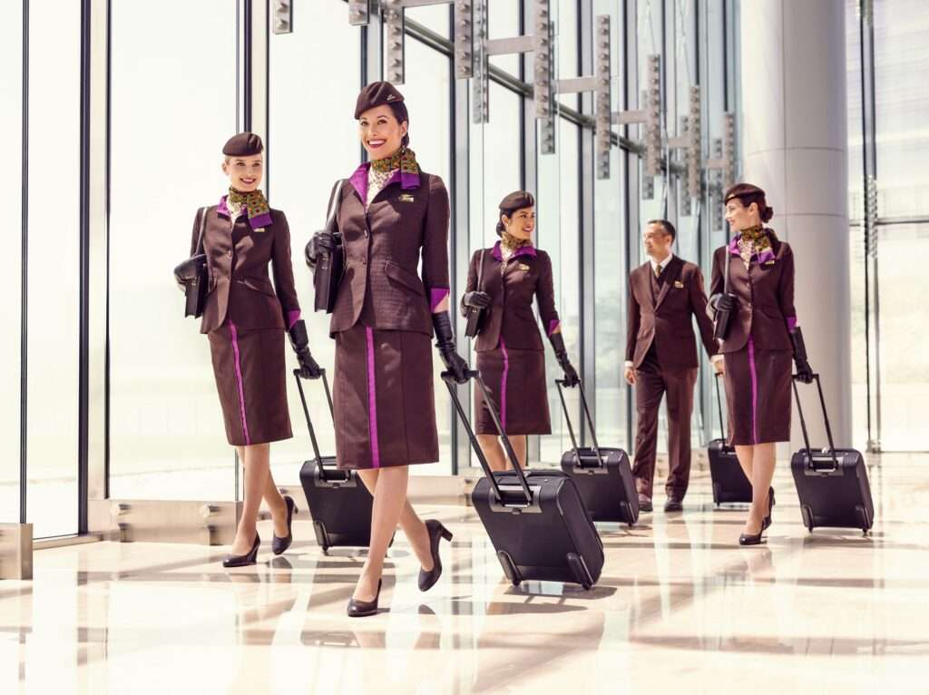 best airline stewardess uniforms