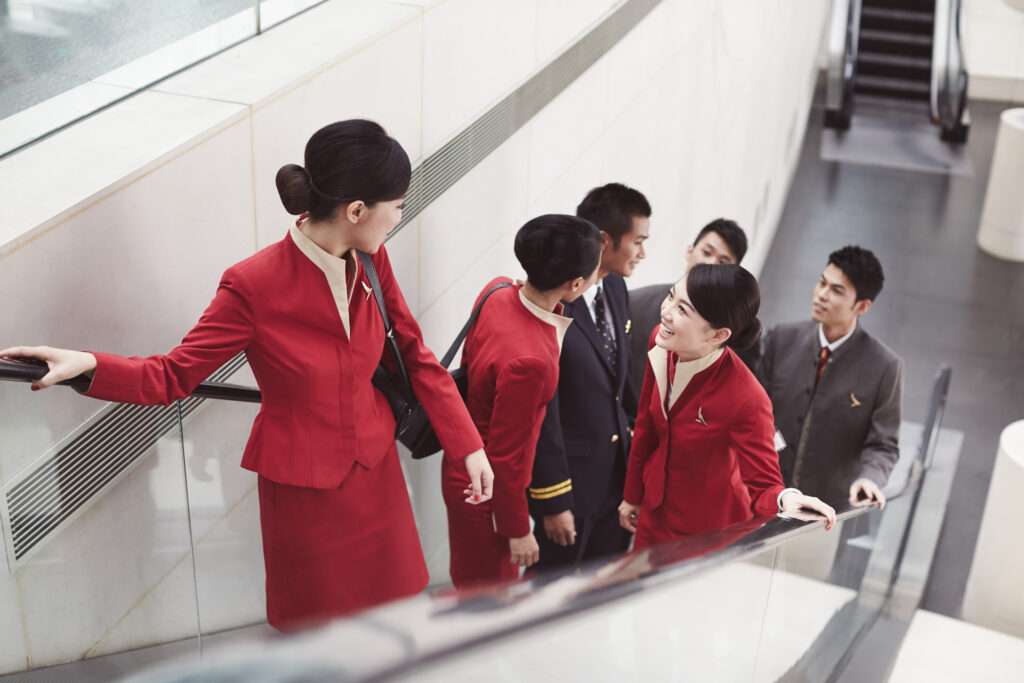 best airline stewardess uniforms